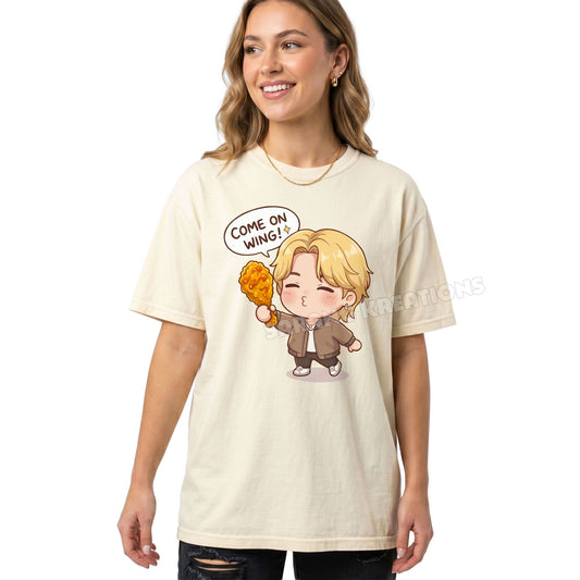 Come On Wing T-Shirt - Jiminie K-pop Fan Shirt for Army - Comfort Colors Tee
