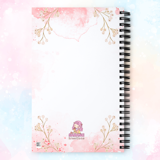 Romantic Kdrama Notebook with Dotted Pages, Kdrama Journal