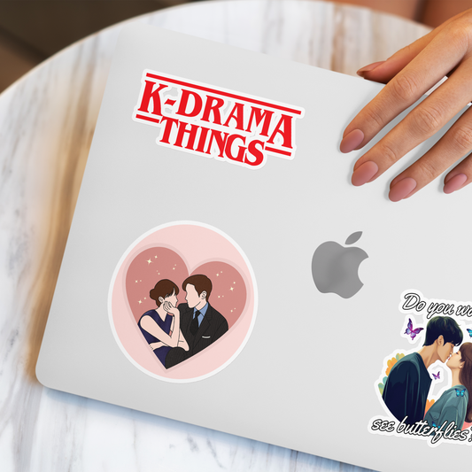 King The Land Inspired K-Drama Sticker, Won & Sa-rang Love
