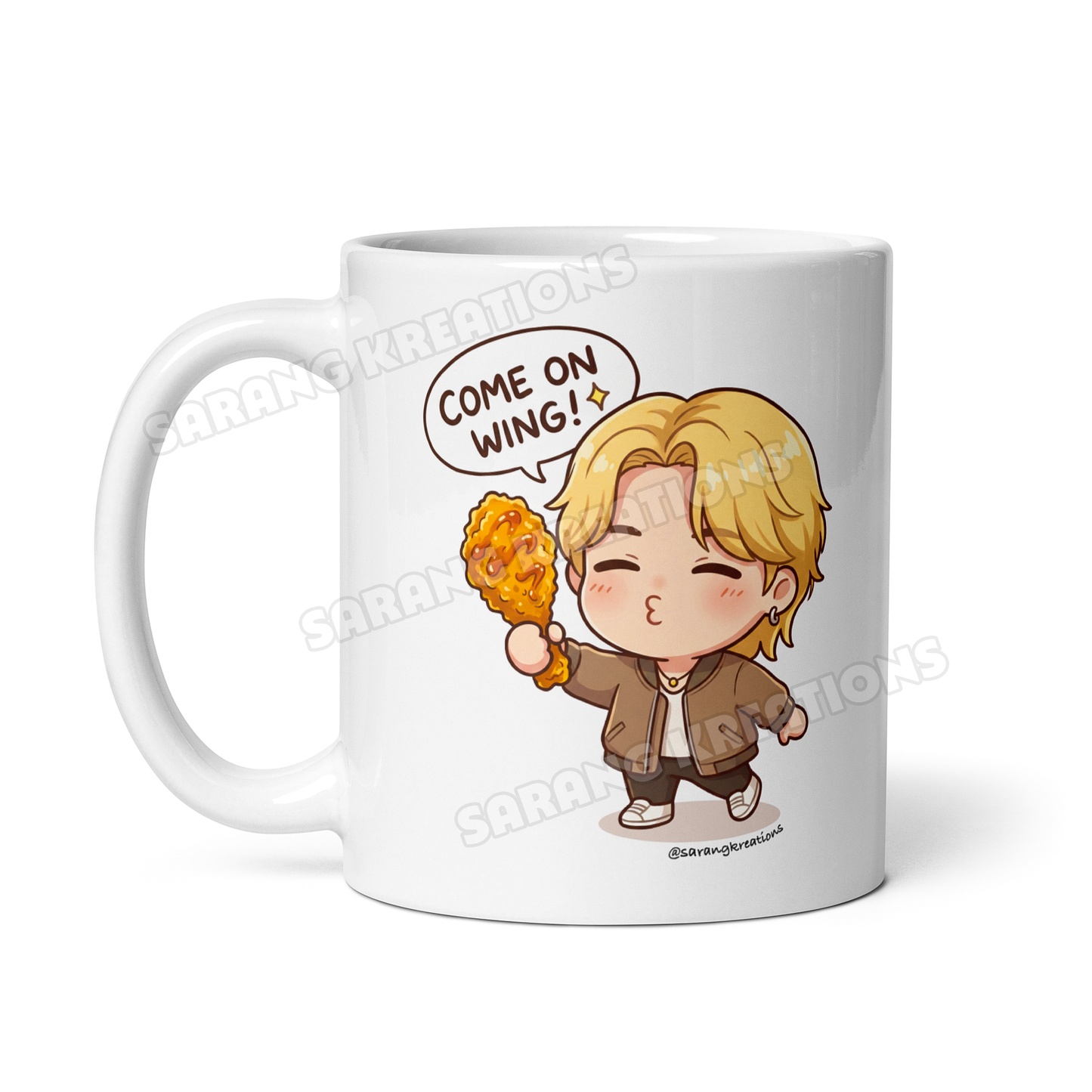 Bangtan Custom Ceramic Mug, Choose Your Favorite Sarang Kreations Design