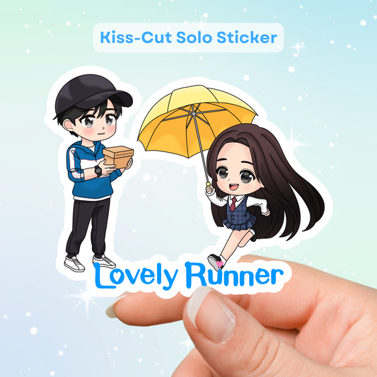 Lovely Runner Sticker, K-Drama Sticker Sheet, Cute Sol and Sun Jae Stickers