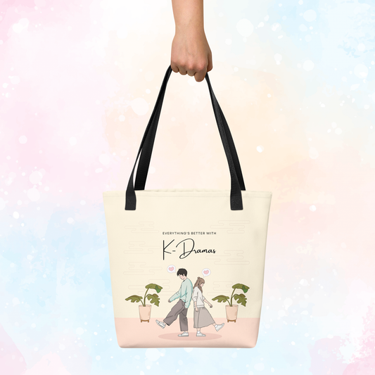 K-Drama Tote Bag - Everything's better with K-Dramas