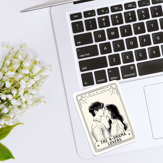 Kdrama Lovers Tarot Card Sticker, Kdrama Sticker
