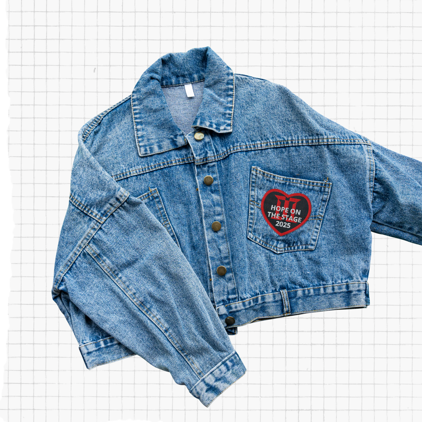J-Hope Hope On The Stage Tour Patch, Jhope Concert Patch, Hoseok Hobi Embroidered Patch