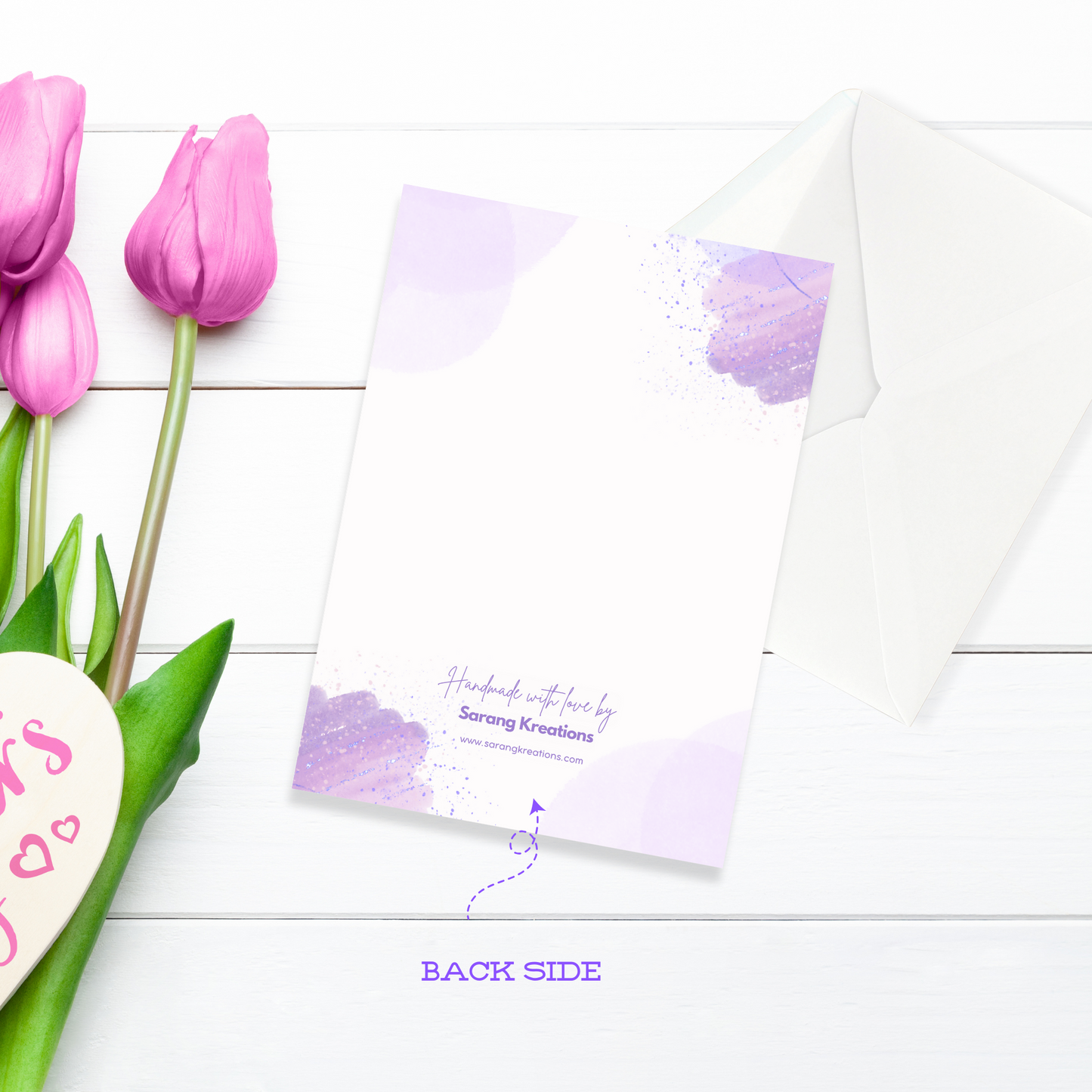 I Purple You Mom Card, 5x7 Greeting Card with Envelope, Kpop Army Gift, Greeting Card for Mothers