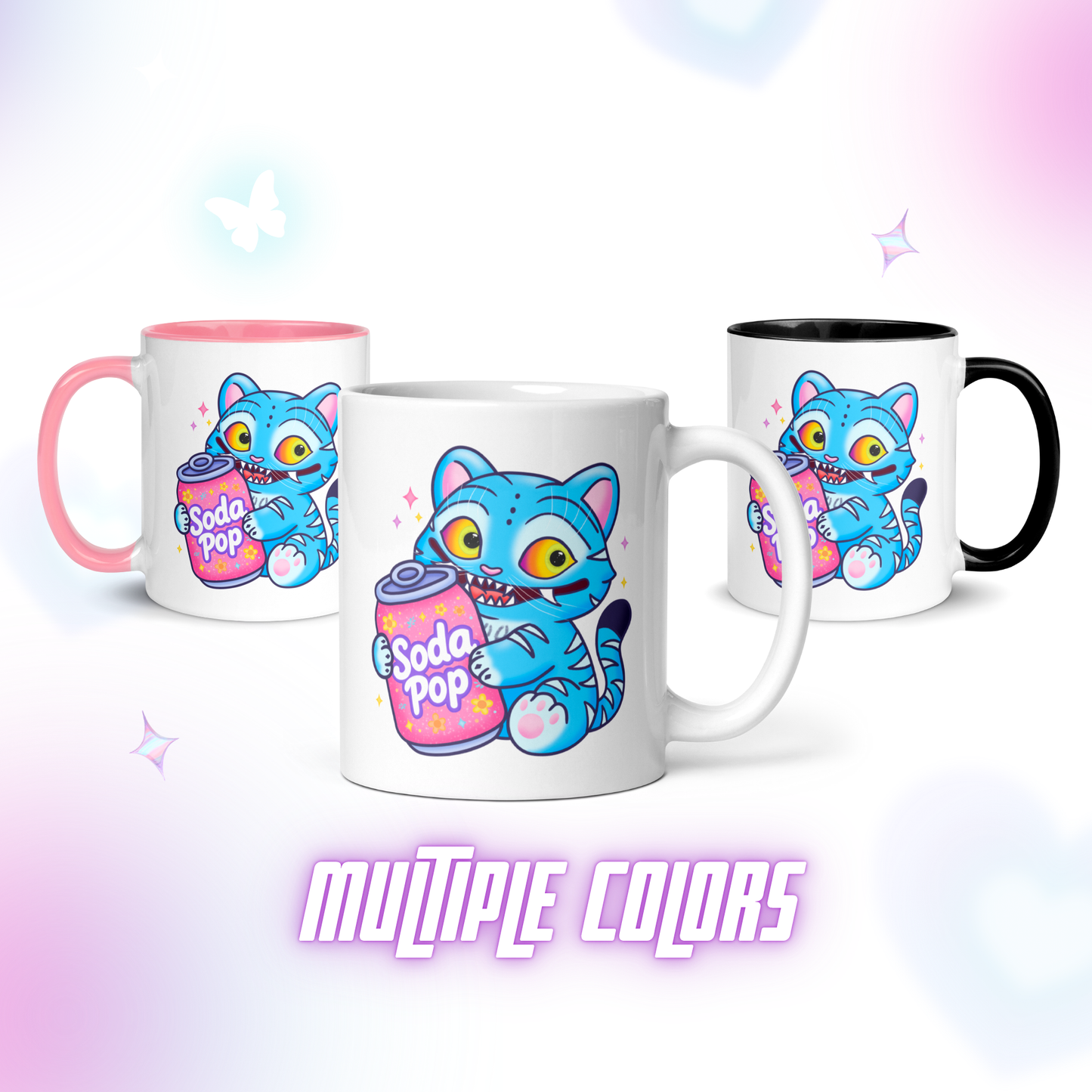Kpop Demon Tiger Mug, My Little Soda Pop, Kpop Mug, K-pop Gift, Glossy Ceramic Mug, Multiple Option