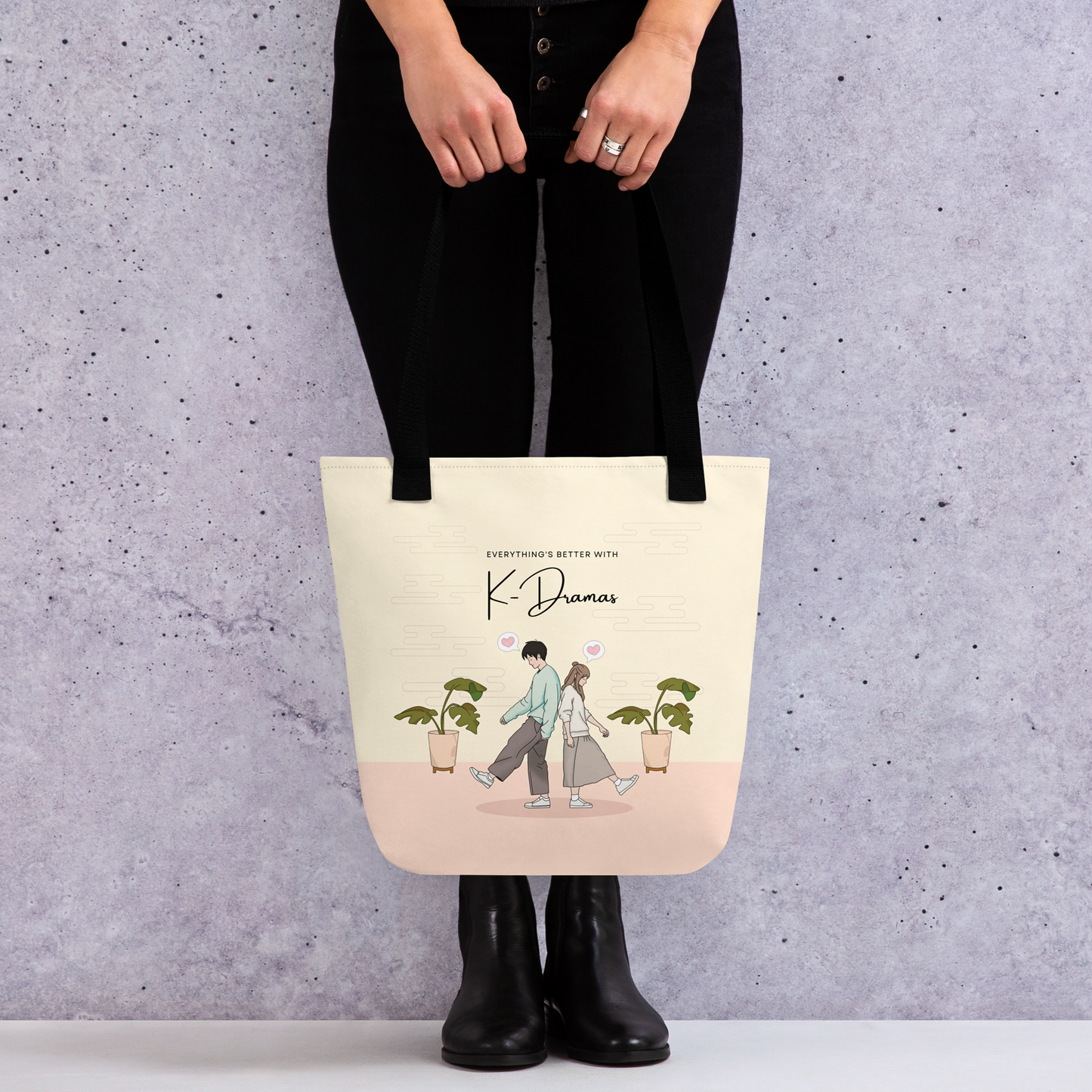 K-Drama Tote Bag - Everything's better with K-Dramas
