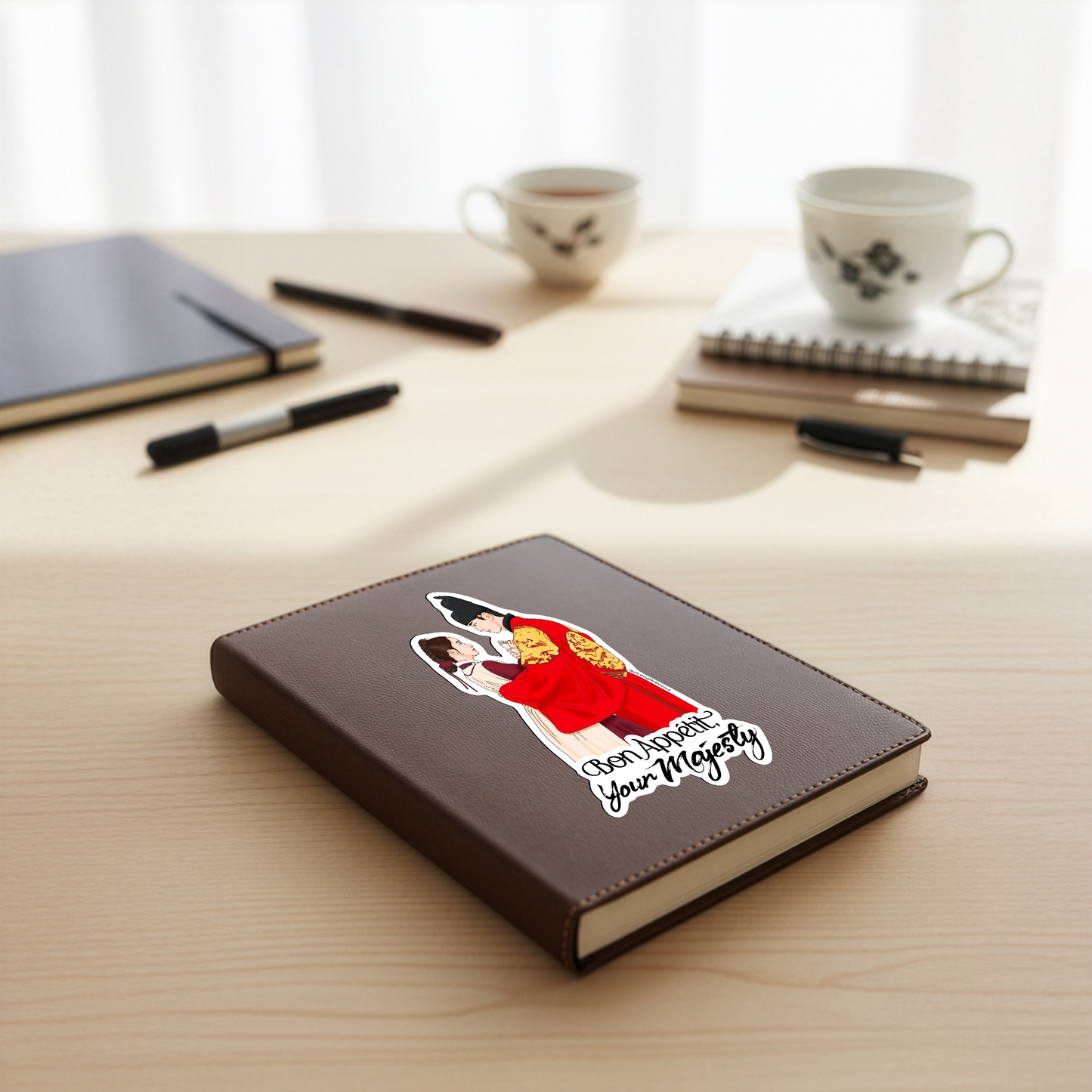 Bon Appétit Your Majesty K-Drama Sticker, Hand-Illustrated Korean Drama Merch