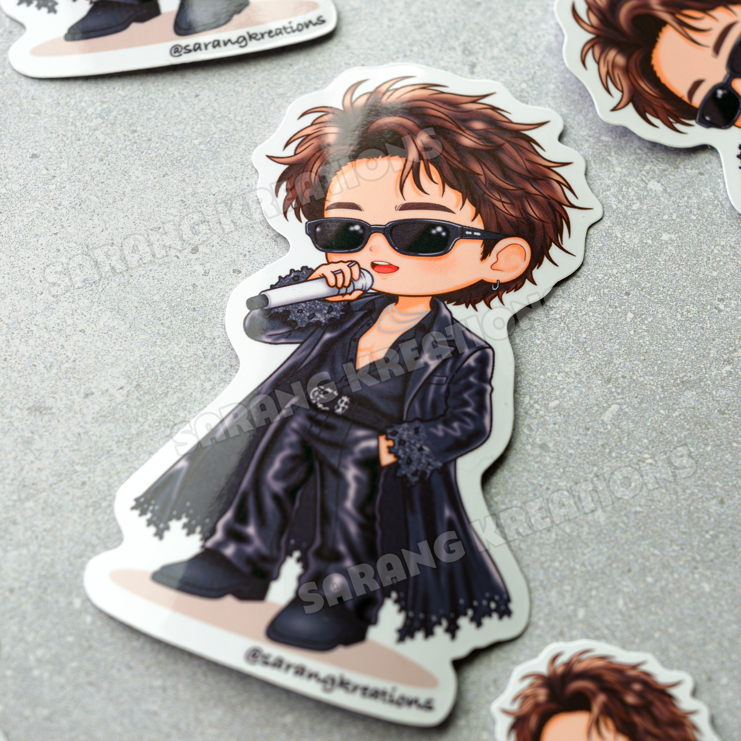 Matrix Hobi Sticker – Hoseok in Madrid Glossy Laminated Vinyl