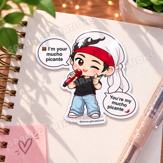 Mucho Picante V - K-pop Army Gift - Glossy Laminated Finish