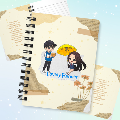 Lovely Runner Journal, Korean Drama Notebook, Sol and Sun Jae Love