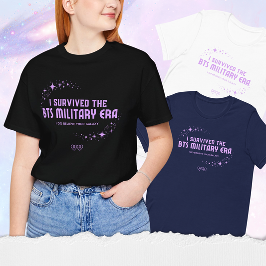 I Survived the Military Era t-shirt, OT7 Reunion Tee, Kpop Shirt, OT7 Comeback T-Shirt, Perfect Gift for Army!
