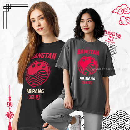 OT7 World Tour T-Shirt, Arirang Concert Tee, Bangtan Comeback Merch, Kpop Gift for ARMY
