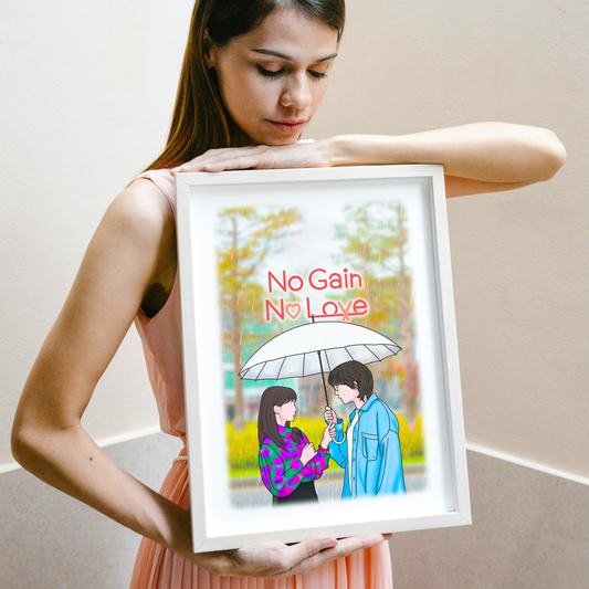No Gain No Love Kdrama Art Print,  손해 보기 싫어서
