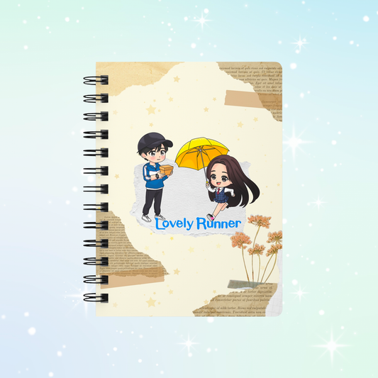 Lovely Runner Journal, Korean Drama Notebook, Sol and Sun Jae Love