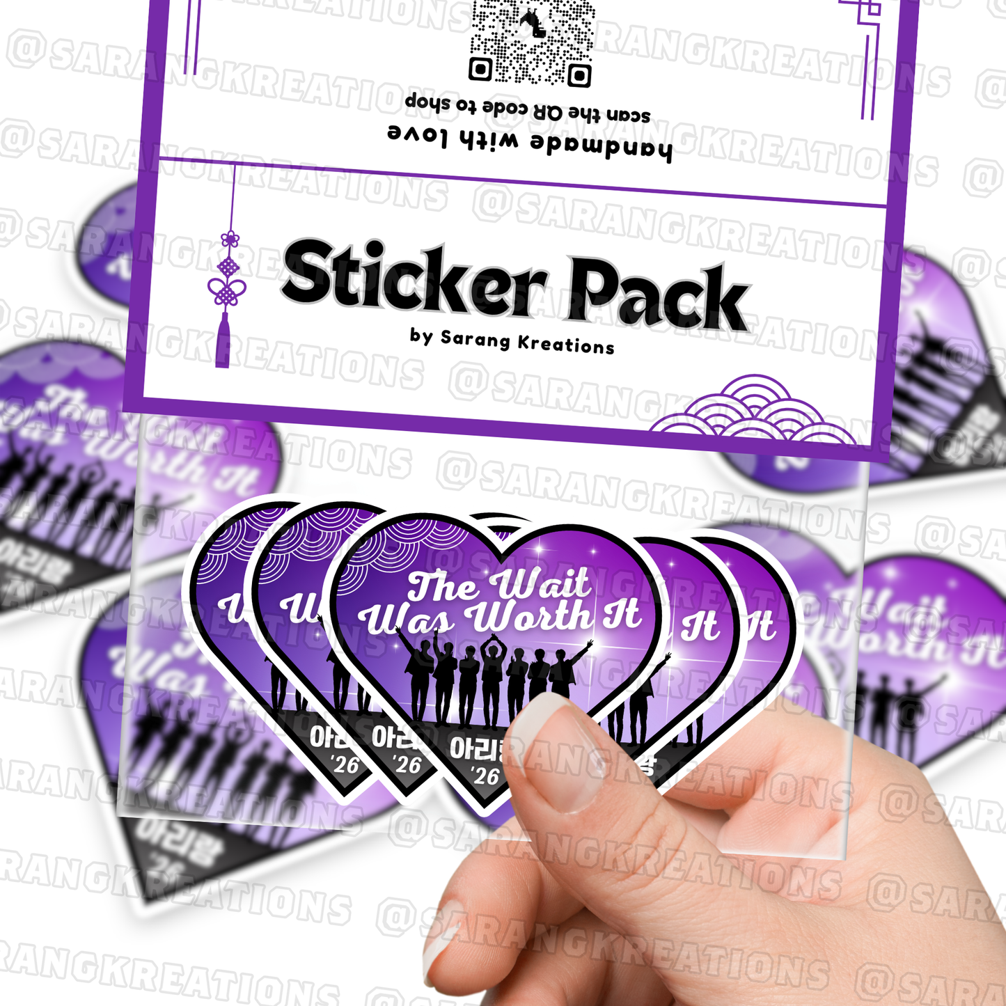 Arirang World Tour Freebies, Quality Vinyl Concert Stickers, Kpop Fan Merch (Matte Finish)