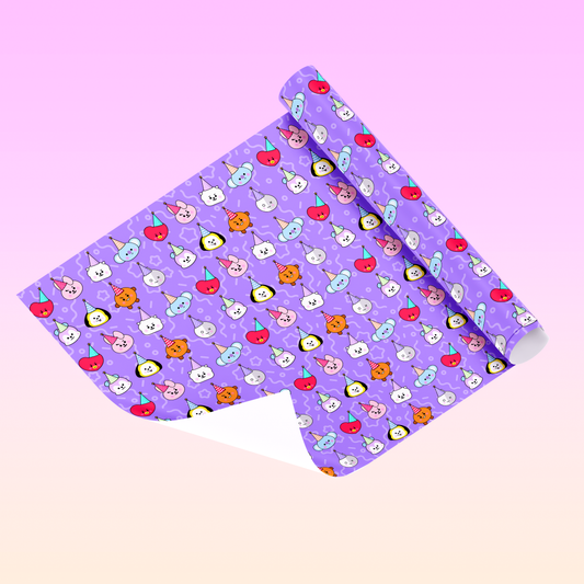 Tannies Birthday Gift Wrap, OT7 Gift Wrap, Kpop Birthday Gift Wrap, Perfect for Army!