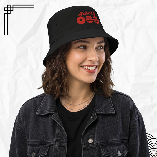 Arirang Bucket Hat for Army – Embroidered Cotton Hat for Concert & Everyday