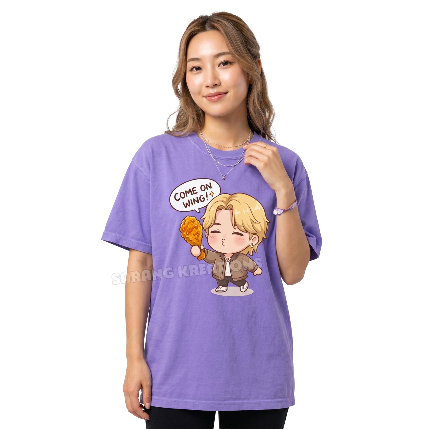 Come On Wing T-Shirt - Jiminie K-pop Fan Shirt for Army -  Comfort Colors Tee