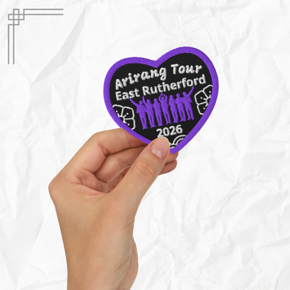 Arirang Tour K-Pop Embroidered Patch – ARMY Concert Iron-On / Sew-On Badge (City & Year Option)