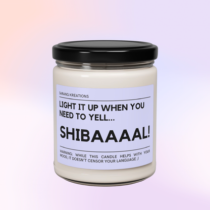 Shibal Candle, DDAY Agust D, Yoongi, Suga, Gift for ARMY, 씨발 Soy Wax Candle