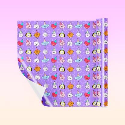 Tannies Birthday Gift Wrap, OT7 Gift Wrap, Kpop Birthday Gift Wrap, Perfect for Army!