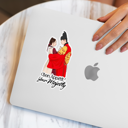 Bon Appétit Your Majesty K-Drama Sticker, Hand-Illustrated Korean Drama Merch