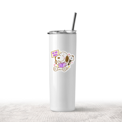 We Are Back Army Puppy Sticker – K-pop Inspired OT7 Comeback Sticker - Glossy Laminated Finish - Bulk Options Available