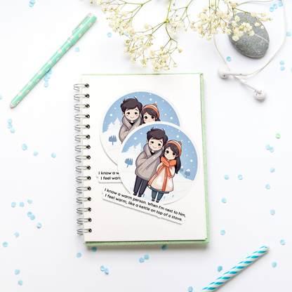 When the Weather is Fine Inspired K-Drama Sticker, K-Drama Quote