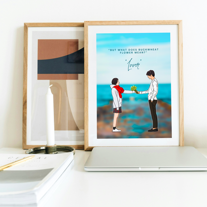 Goblin Kdrama Art Print -  Ji Eun Tak & Kim Shin, 도깨비