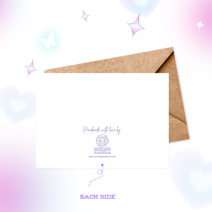 You’re My Soda Pop Greeting Card, Cute Kpop Tiger Inside, 5x7 Greeting Card with Envelope