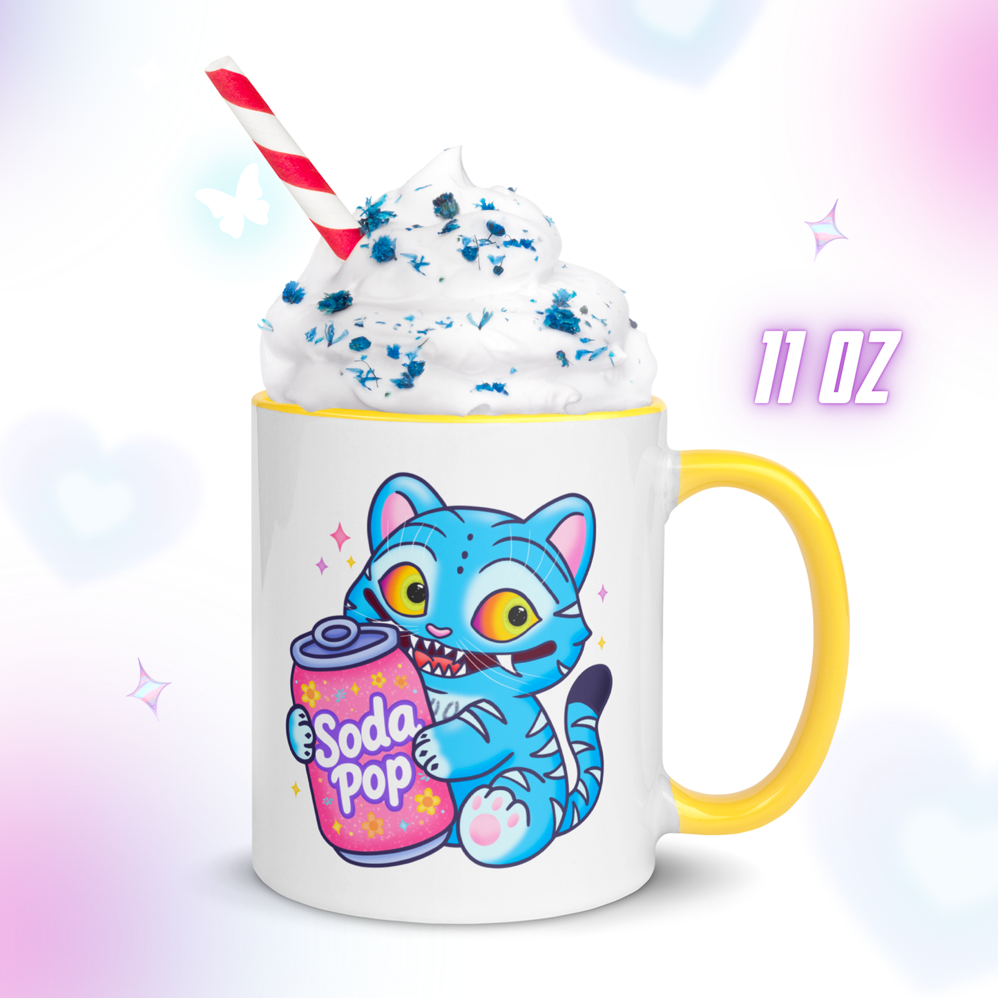 Kpop Demon Tiger Mug, My Little Soda Pop, Kpop Mug, K-pop Gift, Glossy Ceramic Mug, Multiple Option