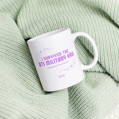 I Survived the Military Era Mug, OT7 Comeback Mug, Kpop Gift for ARMY