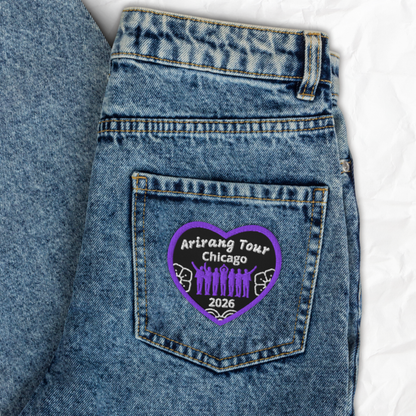 Arirang Tour K-Pop Embroidered Patch – ARMY Concert Iron-On / Sew-On Badge (City & Year Option)