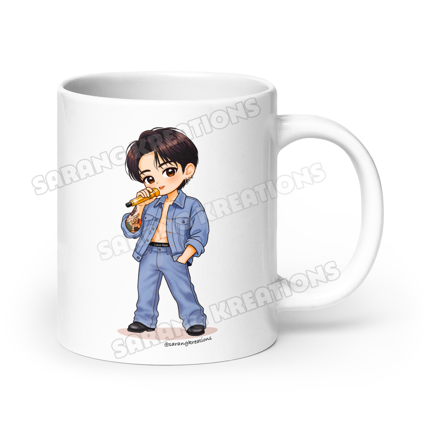 Bangtan Custom Ceramic Mug, Choose Your Favorite Sarang Kreations Design