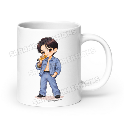 Bangtan Custom Ceramic Mug, Choose Your Favorite Sarang Kreations Design