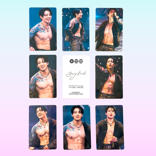 JK LA D4 Fan-Made Photo Card Set - 9 PCs