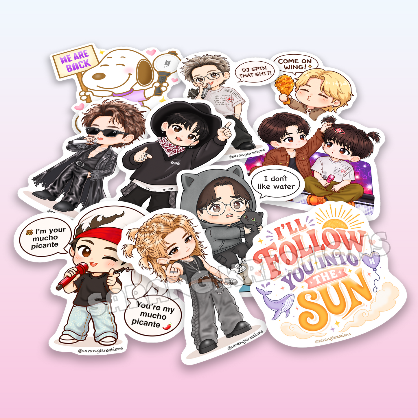 Bulk Concert Freebie Stickers | Packs of 25, 50 or 100