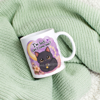 I’m Lost, Can I Come Over? Tang White Glossy Mug - K-pop Gift for Army
