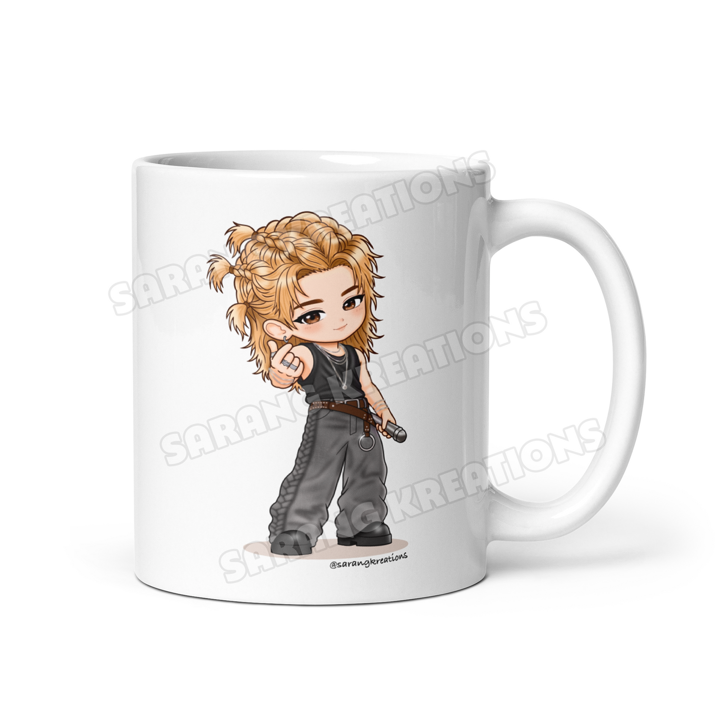 Bangtan Custom Ceramic Mug, Choose Your Favorite Sarang Kreations Design